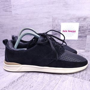 Reef Rover Low Top Suede Sneaker Black Women's sz 8.5